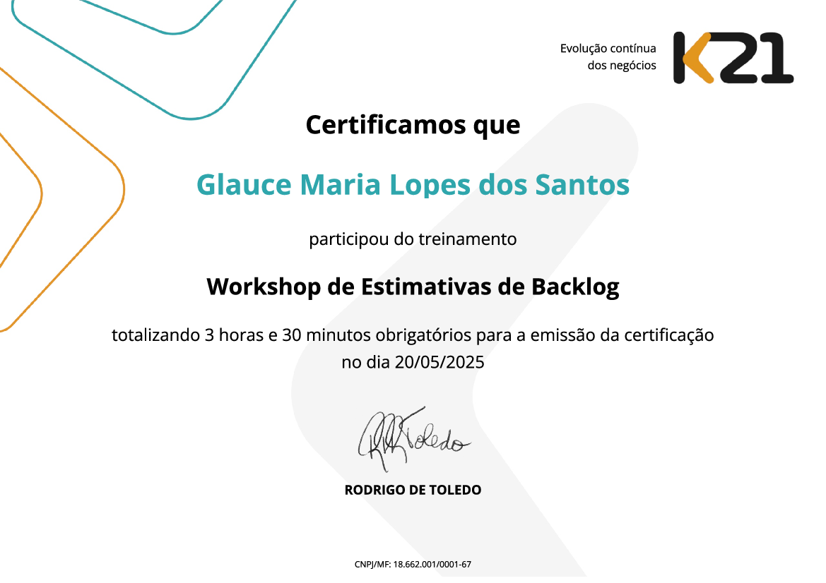 Certificado K21
